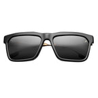 Deano: Polished Black & Copper / Grey AR Lens - Willow & Luna
