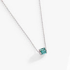 December Birthstone Precious Pendant Necklace