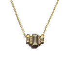 Diamond Baguette Necklace - Willow & Luna