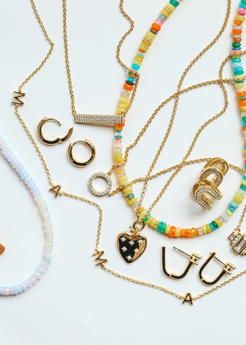 Diamond Bar Necklace - Willow & Luna
