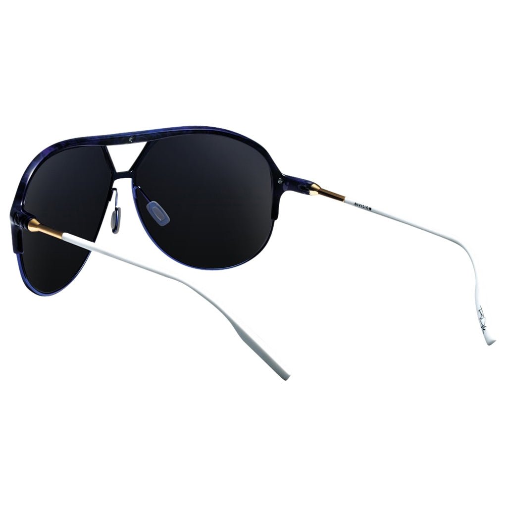 Division Signature Series Blue Black Marble - White / Blue Grey - Willow & Luna