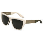Dusky - POLISHED IVORY - DPM - BRUSHED ALUMINUM / GREEN GREY LENS - Willow & Luna