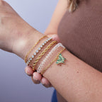 Emerald Swallowtail Butterfly Charm Bracelet - Willow & Luna