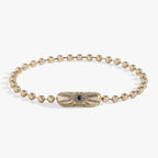 Evil Eye Barrel Closure Bracelet - Willow & Luna
