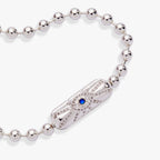 Evil Eye Barrel Closure Bracelet - Willow & Luna
