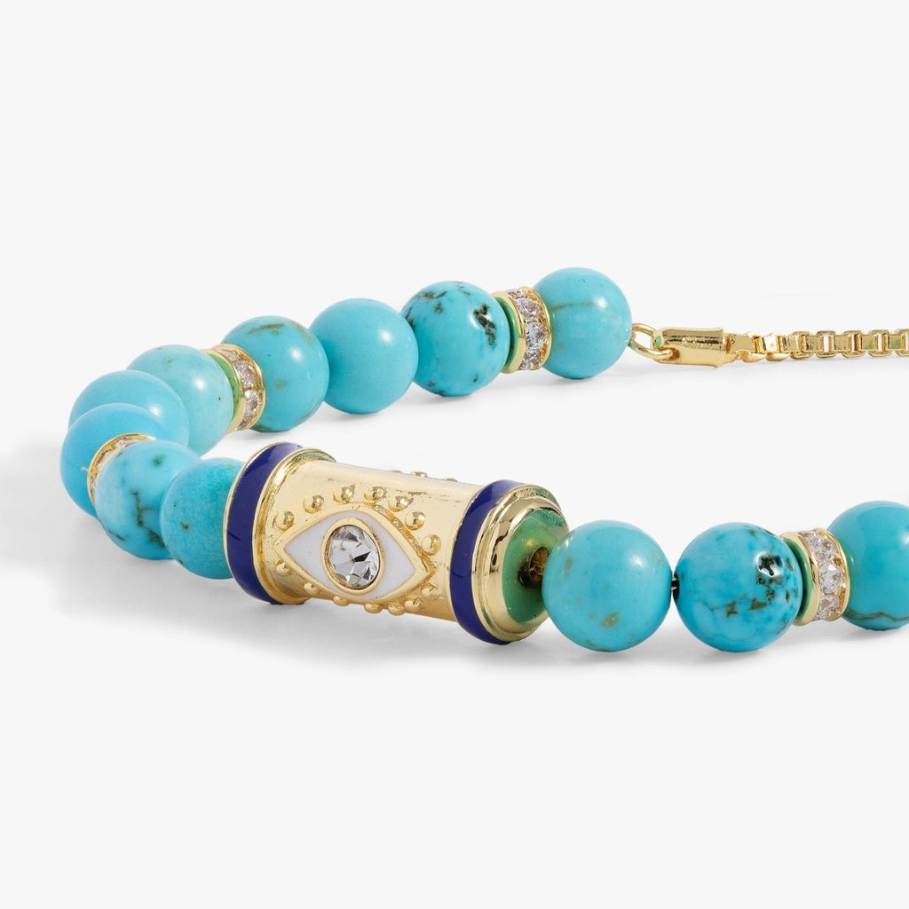 Evil Eye Bolo Bracelet - Willow & Luna