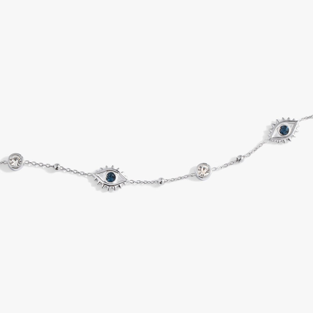 Evil Eye Crystal Anklet - Willow & Luna