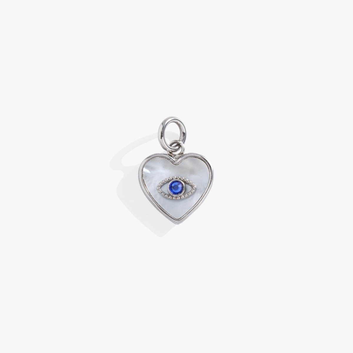 Evil Eye Heart Interchangeable Charm - Willow & Luna