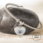 Evil Eye Heart Interchangeable Charm - Willow & Luna
