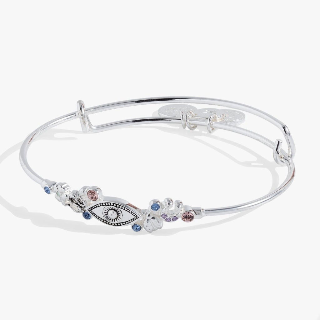 Evil Eye Inline Bangle - Willow & Luna