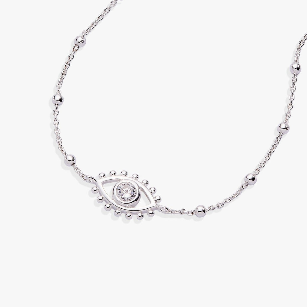 Evil Eye Inline Bracelet - Willow & Luna