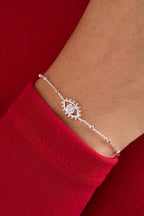 Evil Eye Inline Bracelet - Willow & Luna
