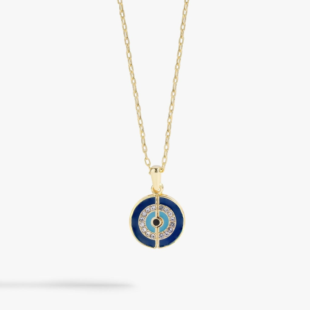 Evil Eye 'Positive Vibes' Mantra Necklace - Willow & Luna