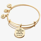 Evil Eye + Sodalite Charm Bangle - Willow & Luna