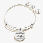 Evil Eye + Sodalite Charm Bangle - Willow & Luna