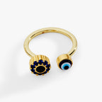 Evil Eye Fidget Spinner Ring