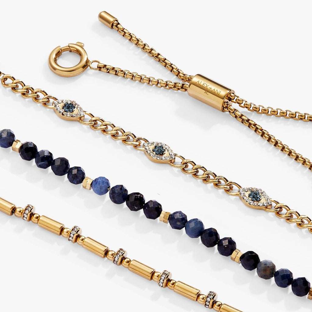 Evil Eye Stranded™ Bracelet Set - Willow & Luna