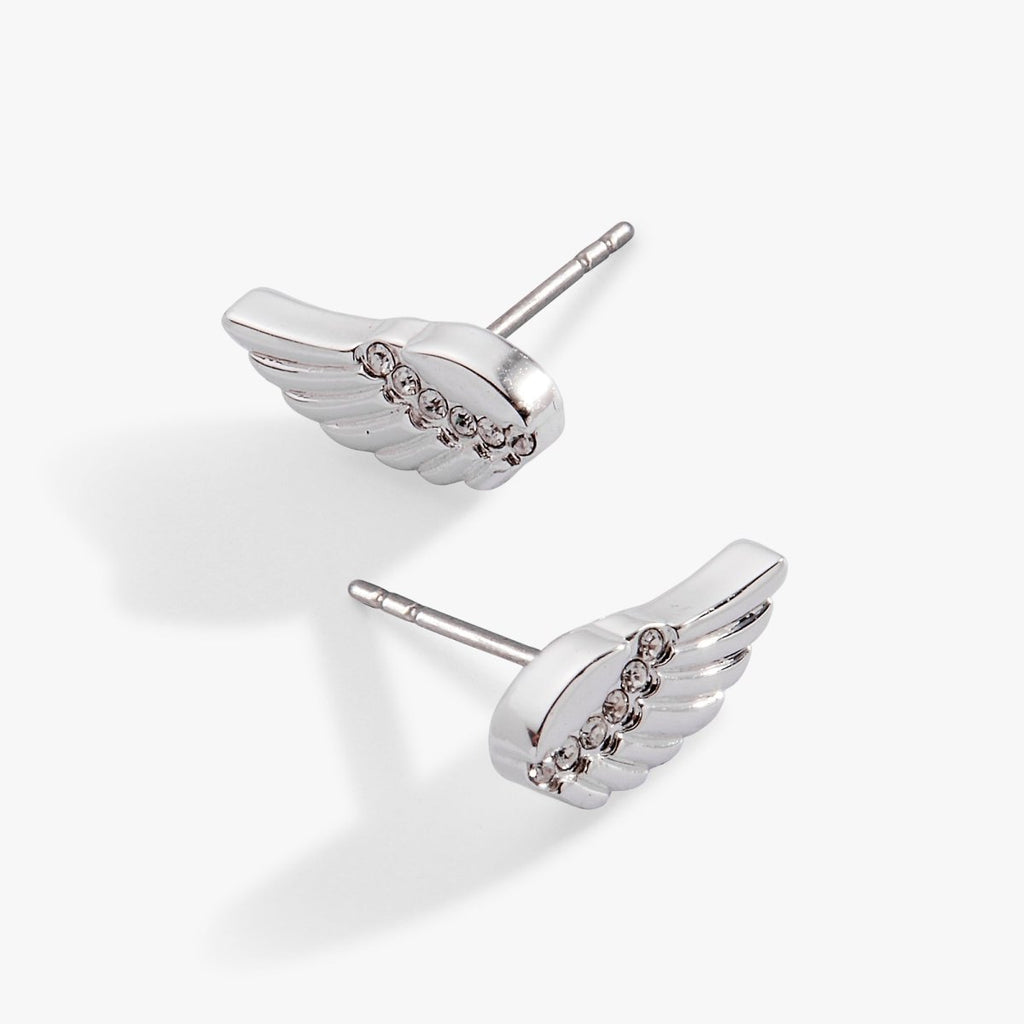 Faith Wing Stud Earrings - Willow & Luna