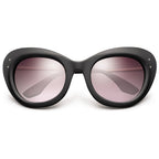 Faye: Matte Black - Rose Gold / Rose Gradient Lens - Willow & Luna