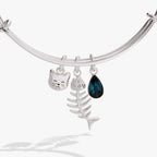 Fish Bone Cat Bangle