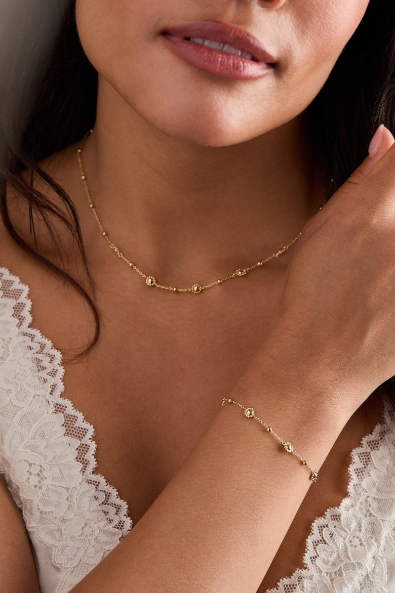 Floret Chain Bracelet - Willow & Luna