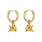 Flying Bunny Earrings