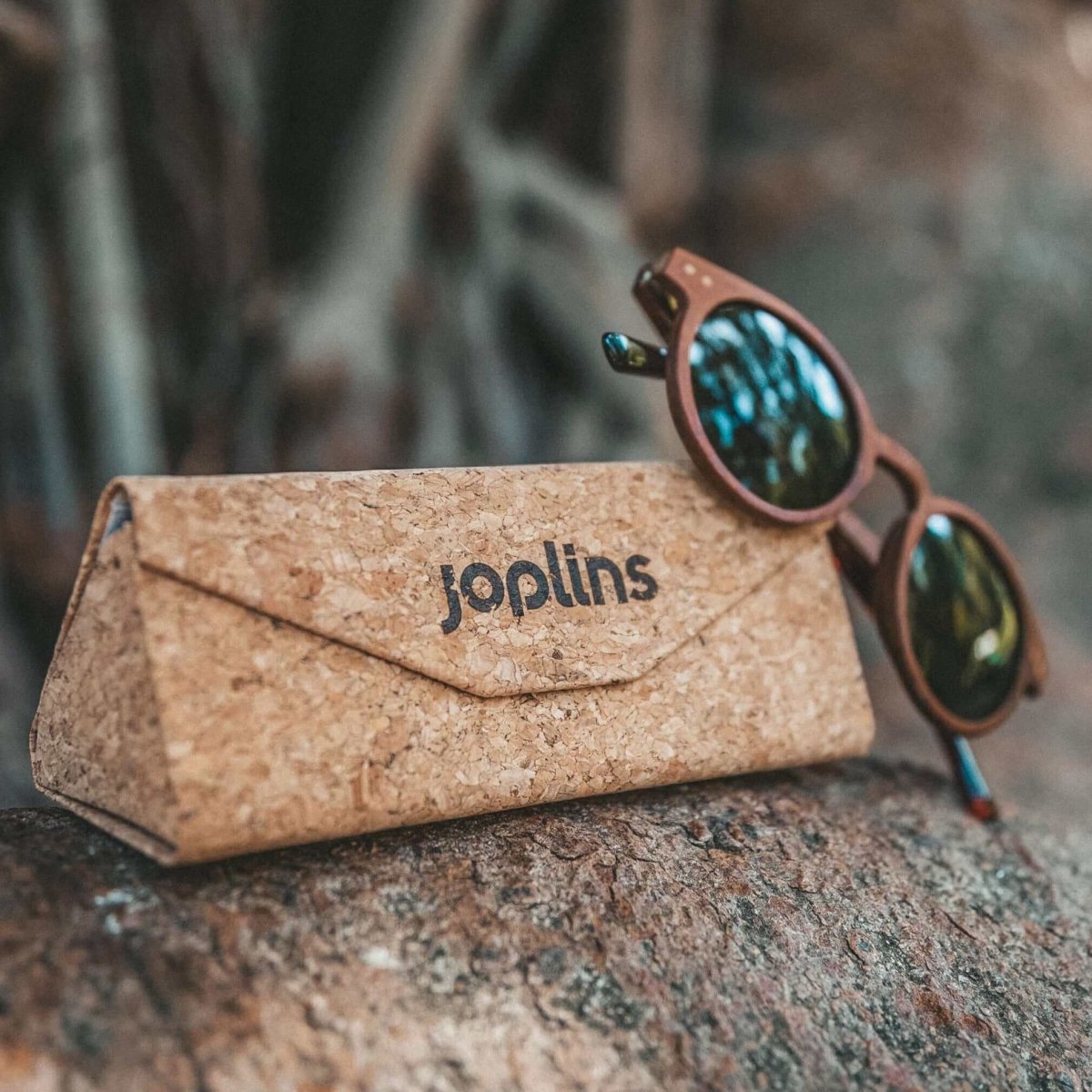 Fold & Go - Tri - fold Sunglasses Cork Case - Willow & Luna