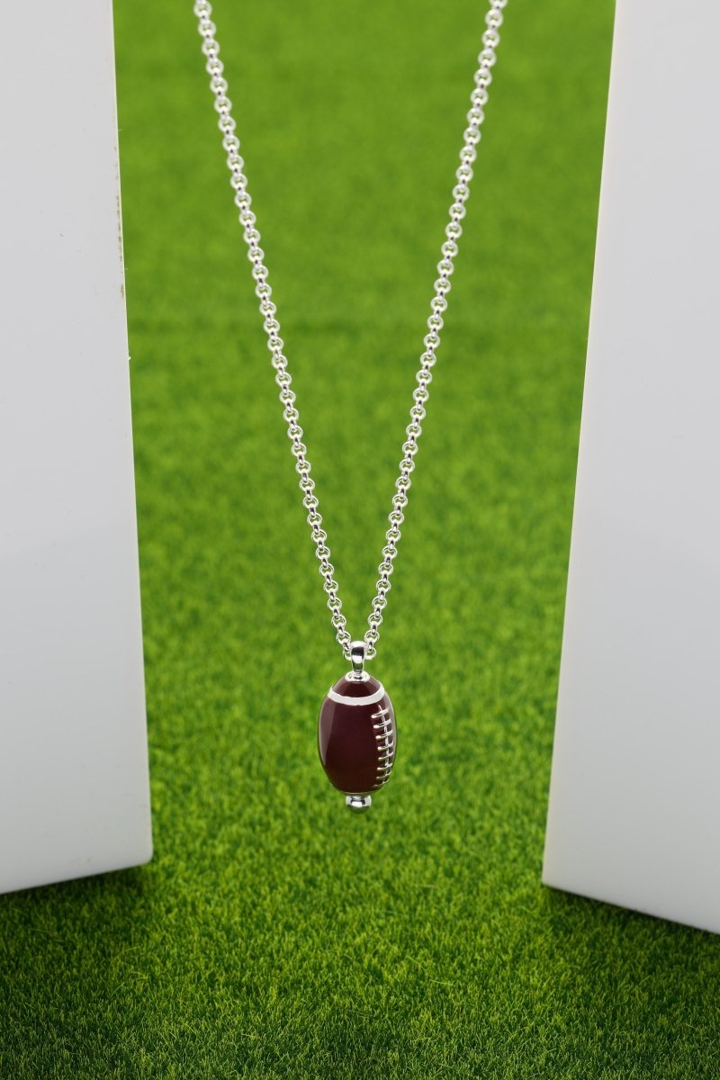 Football Spinner Pendant - Willow & Luna