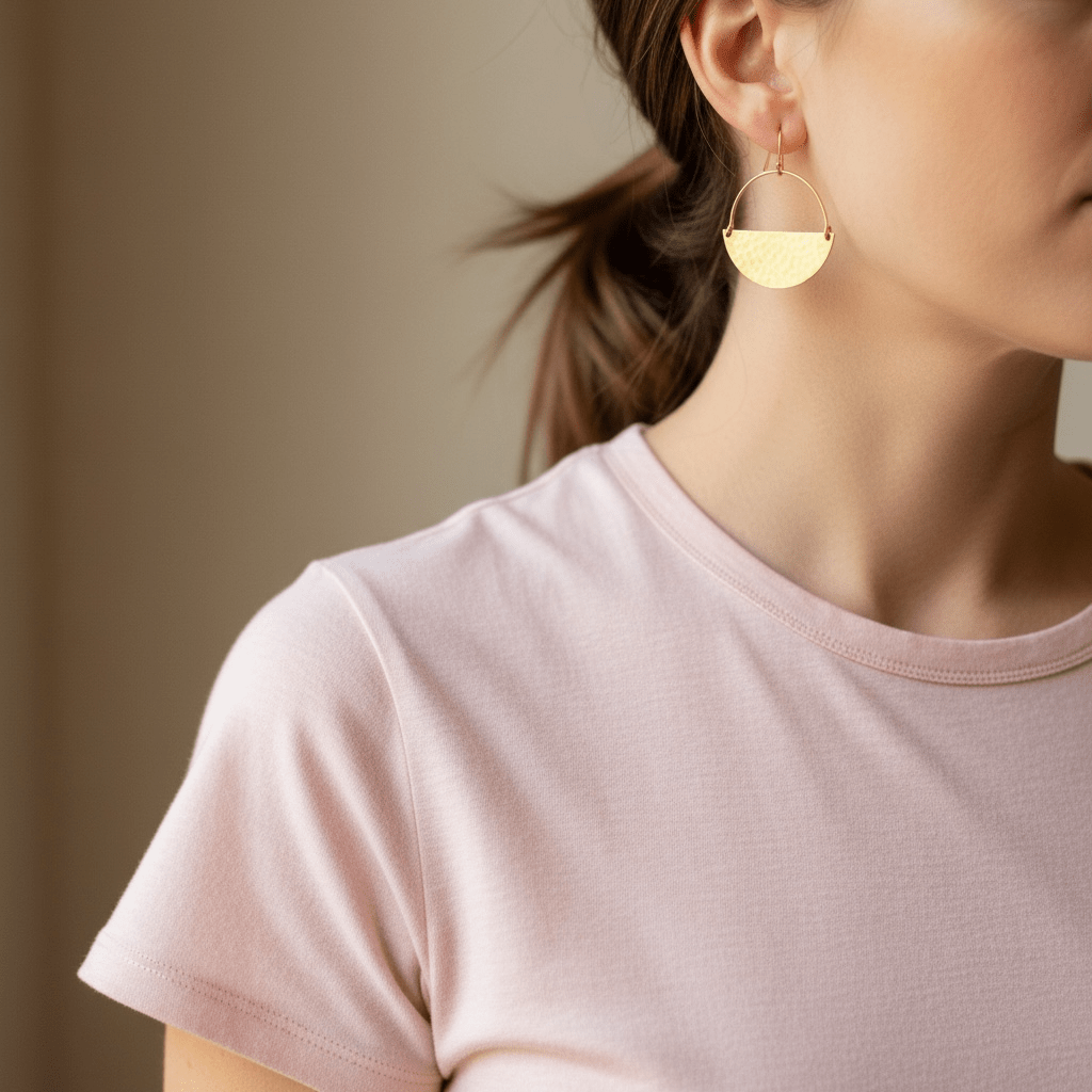 Full Moon Earrings - Willow & Luna