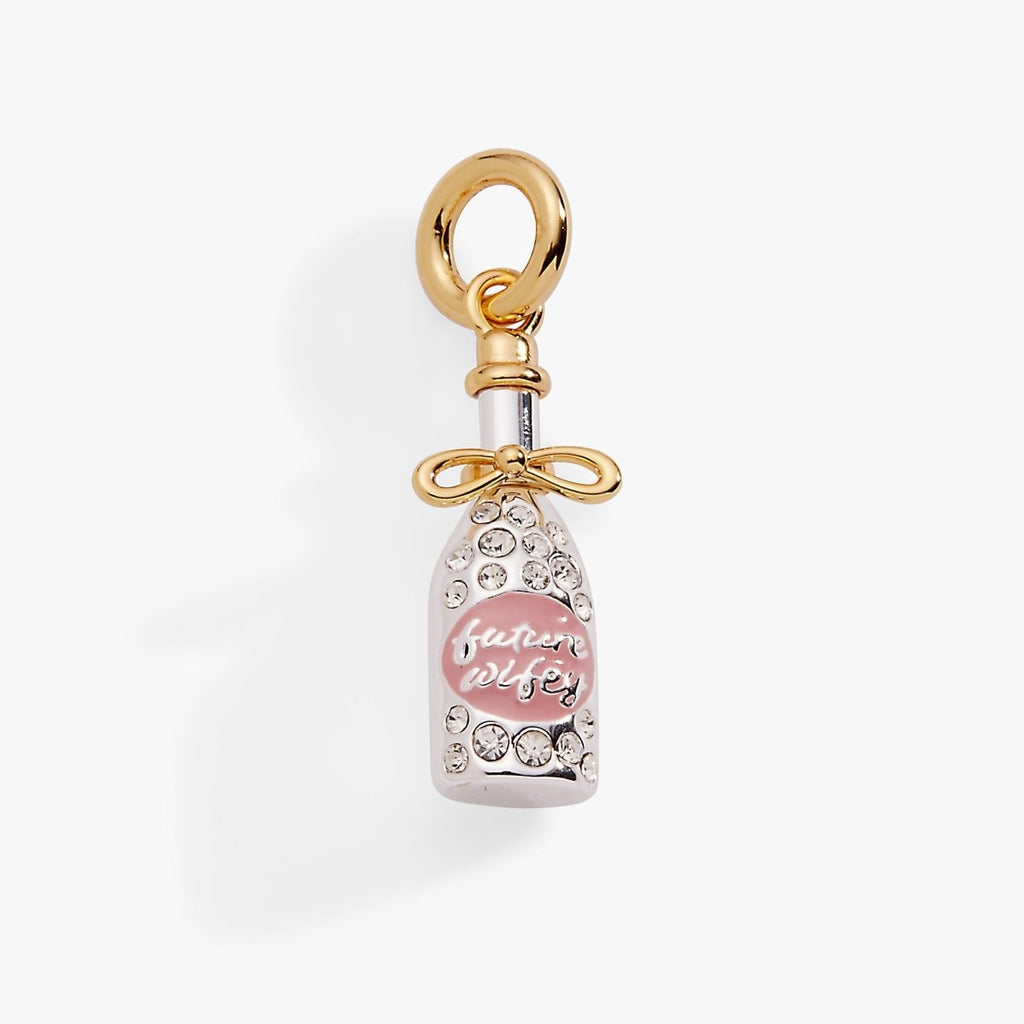 ‘Future Wifey’ Crystal Champagne Charm - Willow & Luna