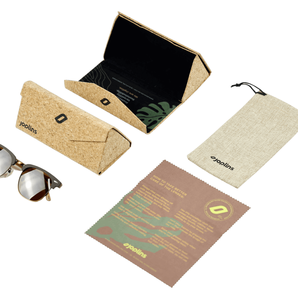 Ganges - Unisex Wood and Bio Acetate Sunglasses - Willow & Luna