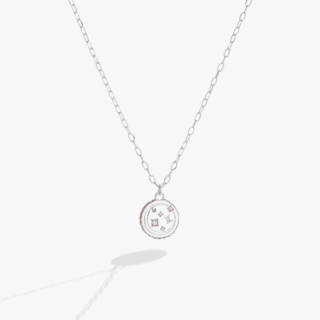 Gemini Zodiac Precious Necklace - Willow & Luna