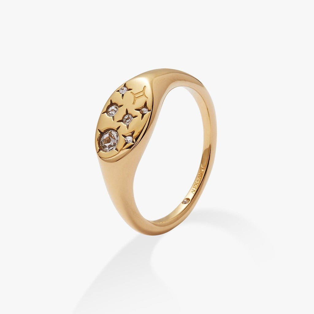 Gemini Zodiac Ring - Willow & Luna
