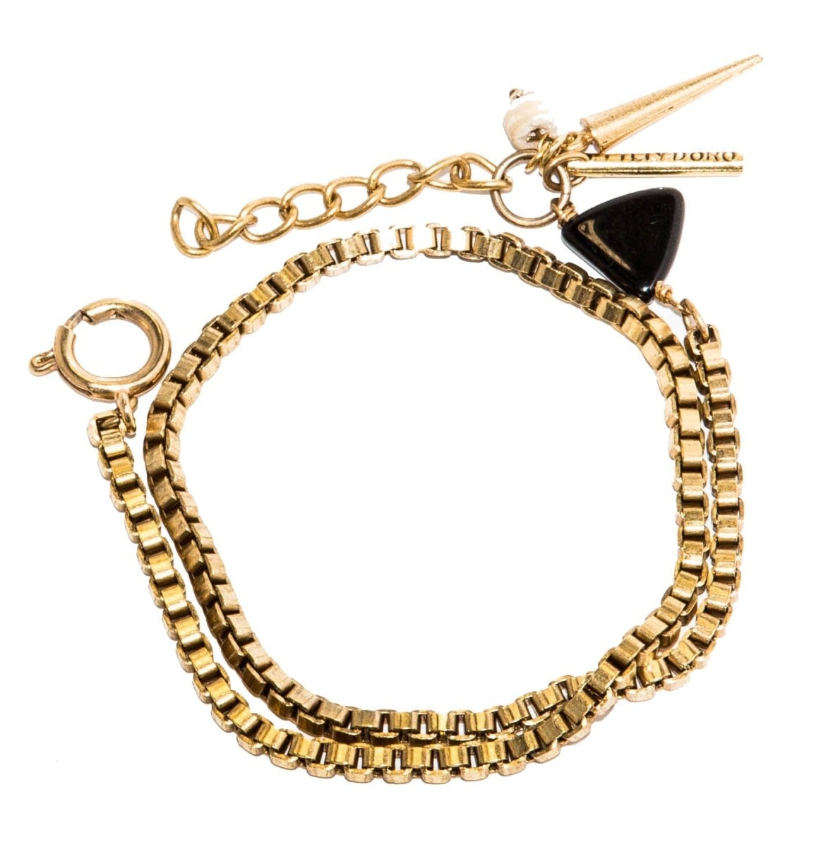 Geo Wrap Bracelet - Black - Willow & Luna