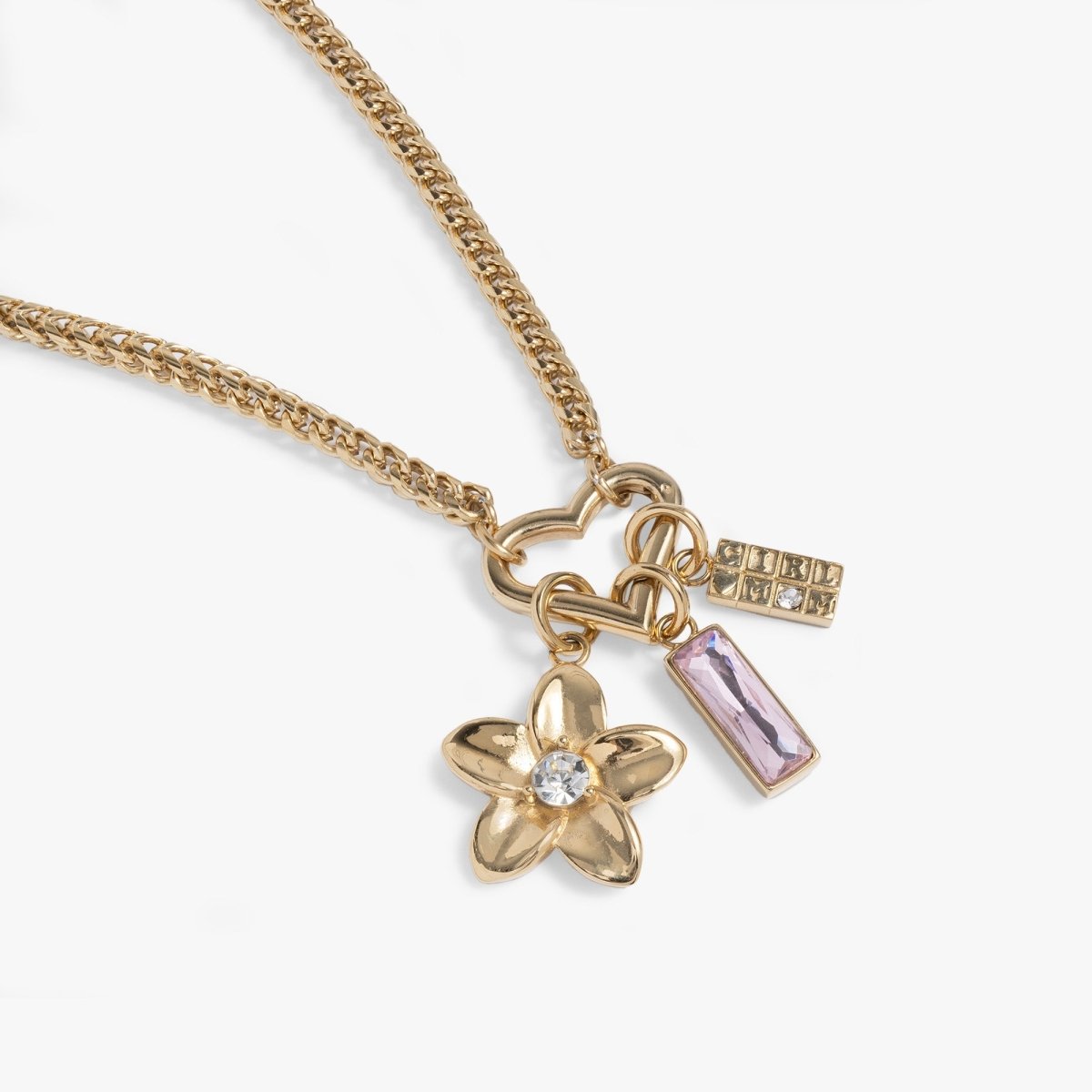 Girl Mom Interchangeable Charm Necklace - Willow & Luna