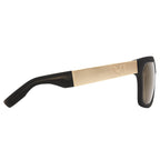 Giving: Matte Grey Translucent - Brushed Gold / Gold Flash Lens - Willow & Luna