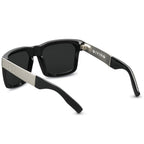 Giving: Polished Black - Brushed Aluminum / Grey Polarized Lens - Willow & Luna