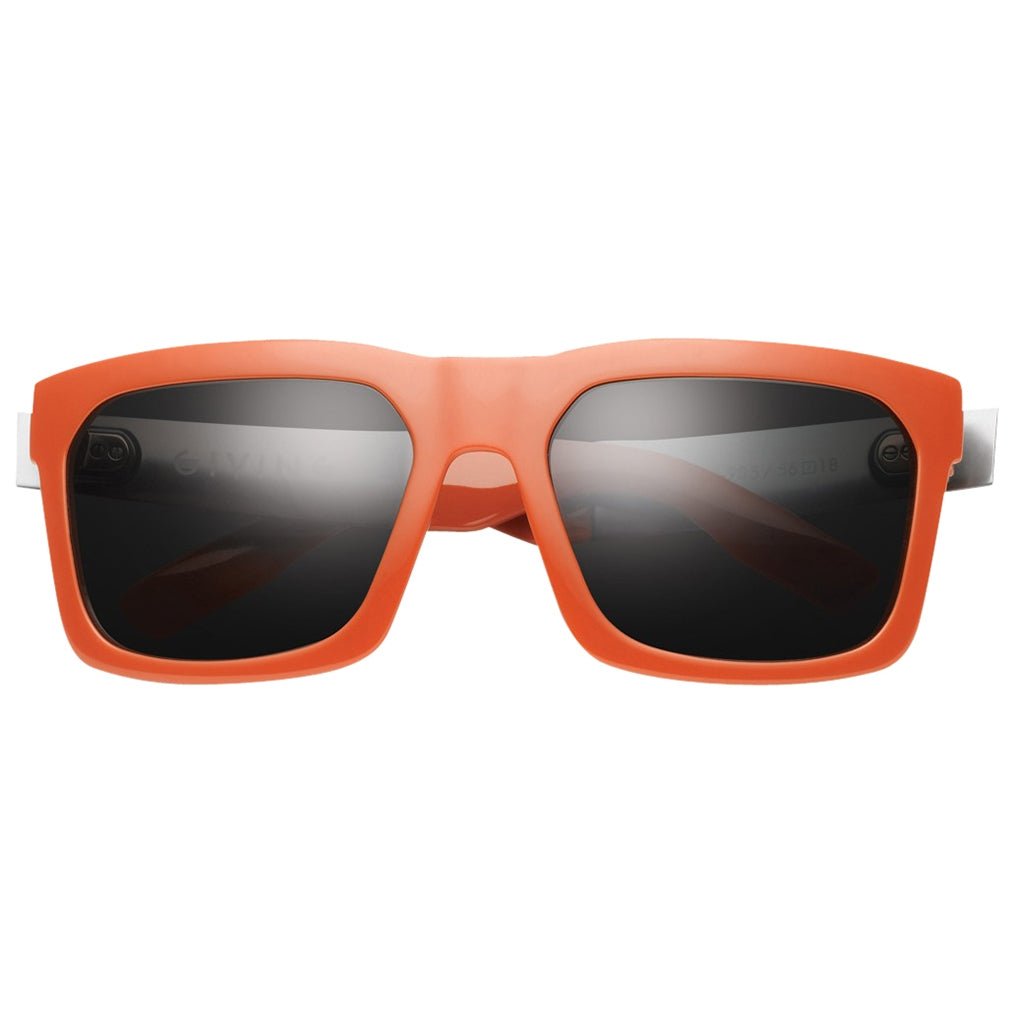 GIVING: Polished Blood Orange - Brushed Gunmetal / Grey Lens - Willow & Luna
