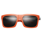 GIVING: Polished Blood Orange - Brushed Gunmetal / Grey Lens - Willow & Luna