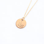 Gladiolus Birth Flower Necklace for August - Willow & Luna