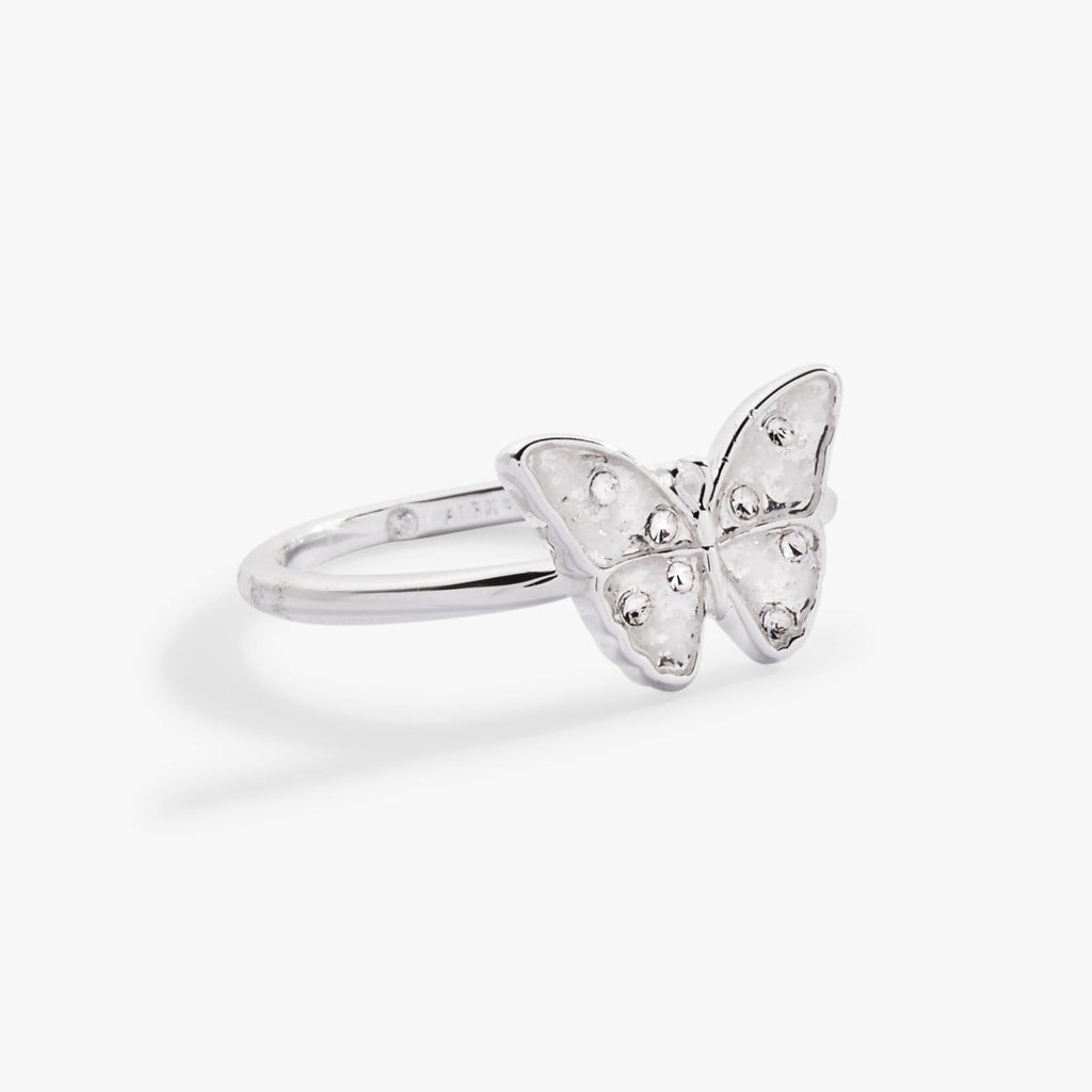 Glass Butterfly Statement Ring - Willow & Luna