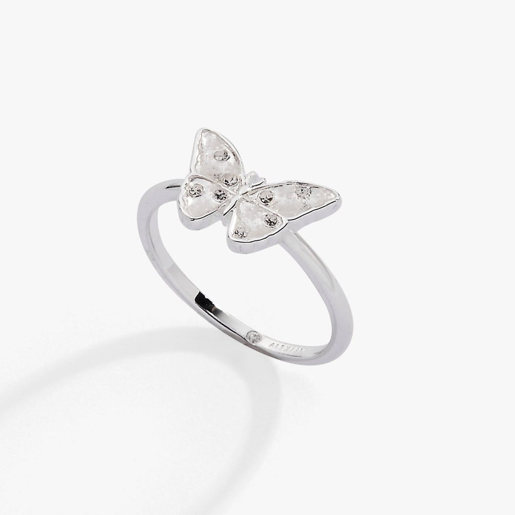 Glass Butterfly Statement Ring - Willow & Luna