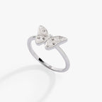 Glass Butterfly Statement Ring - Willow & Luna