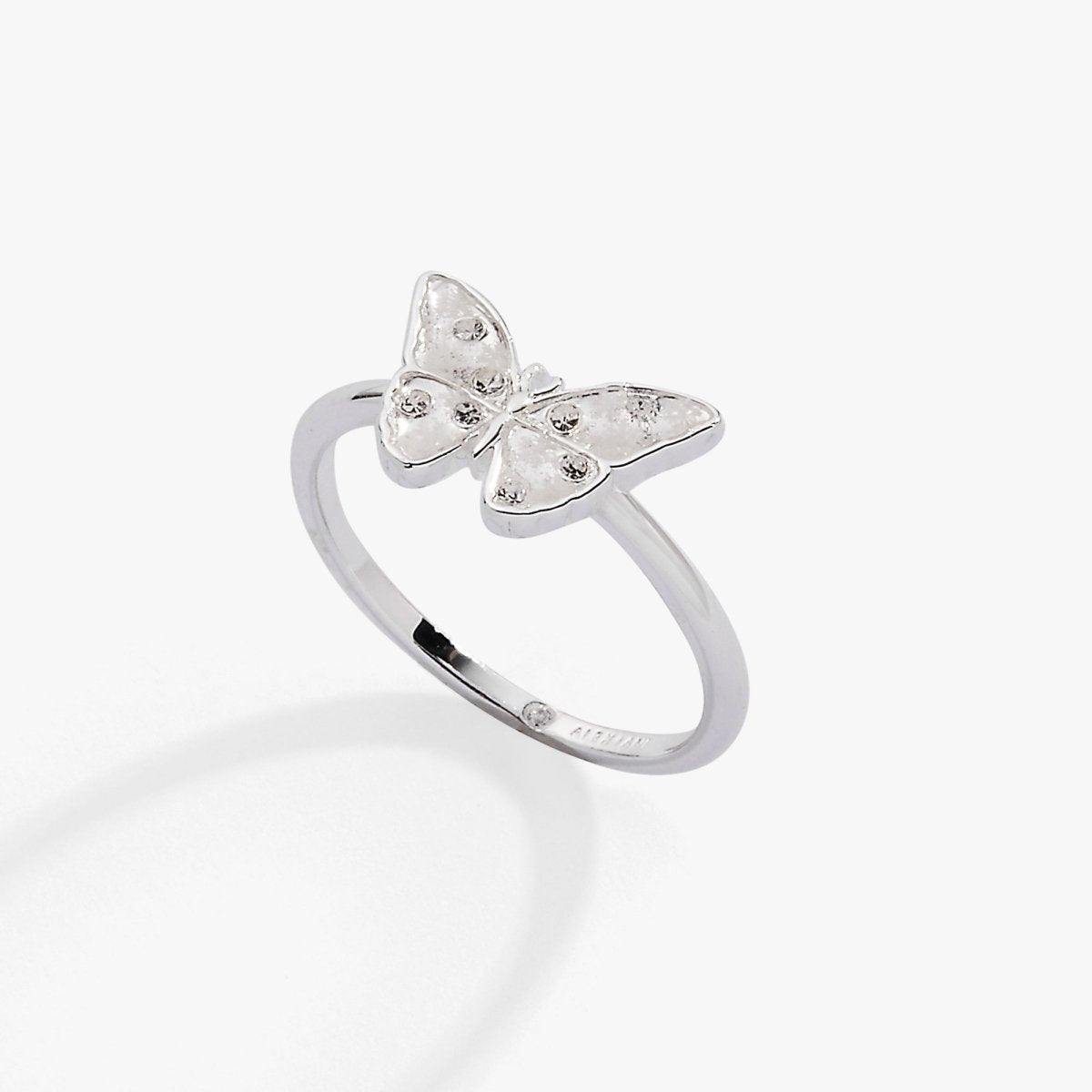 Glass Butterfly Statement Ring - Willow & Luna