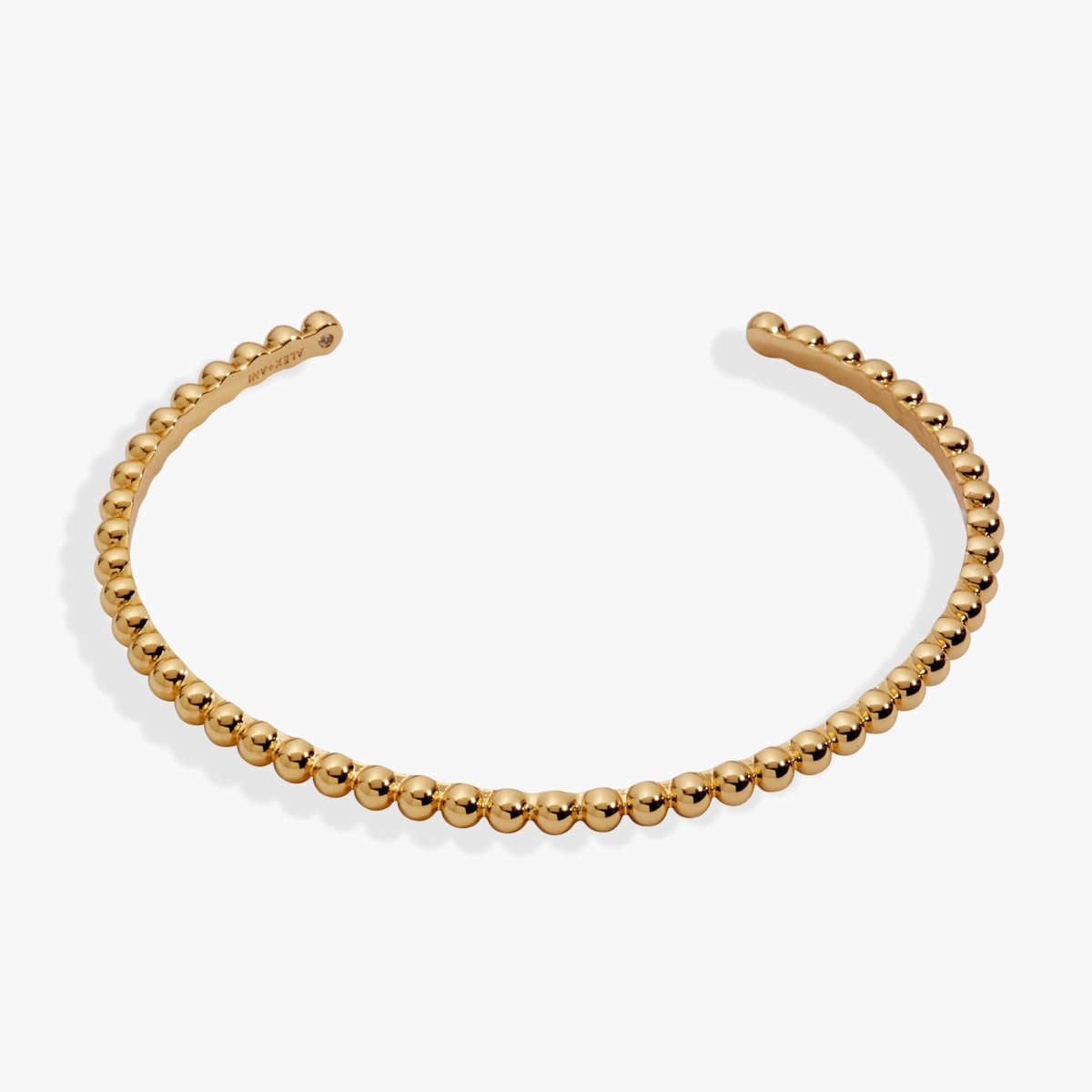Gold Beaded Cuff Bracelet - Willow & Luna