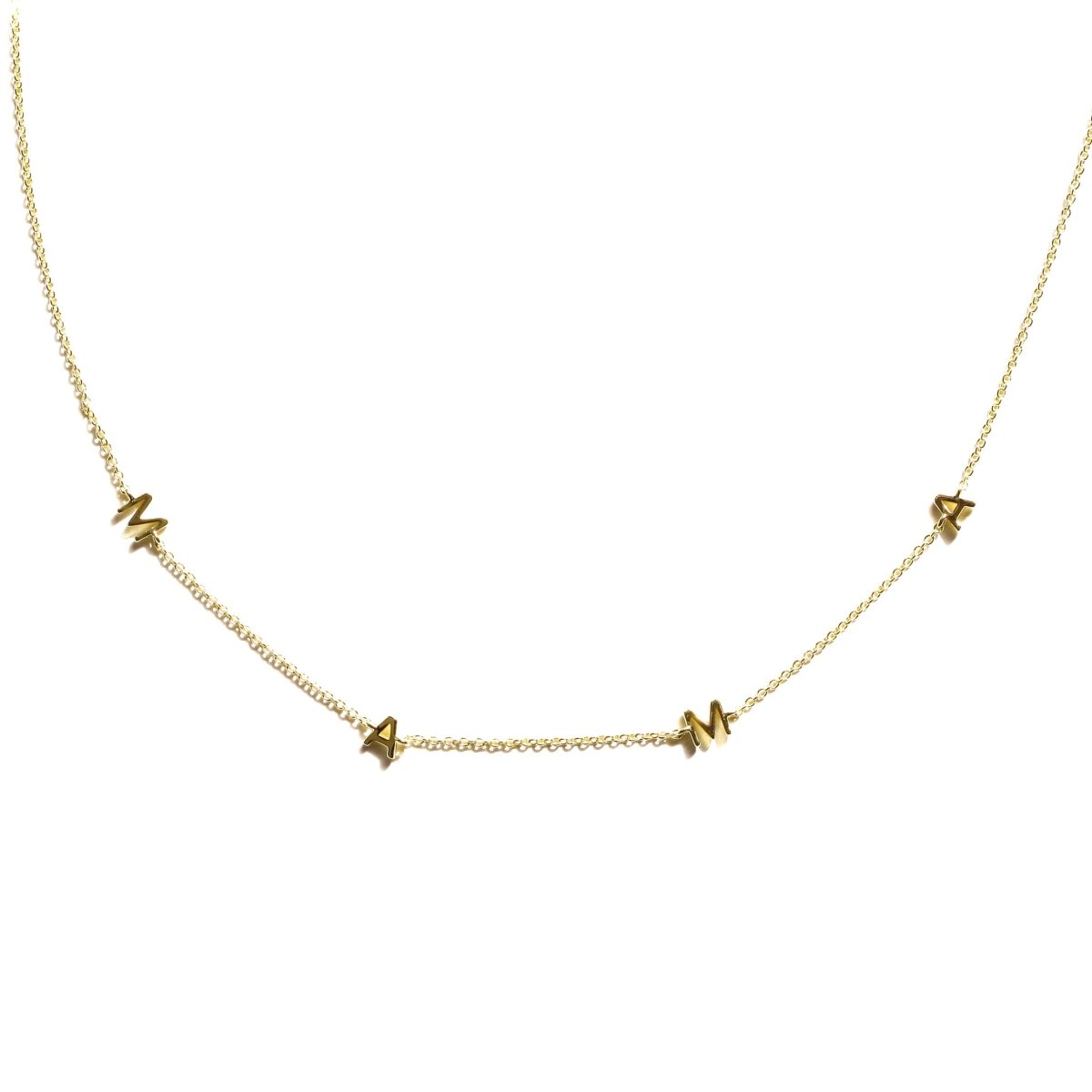Gold Mama Necklace - Willow & Luna