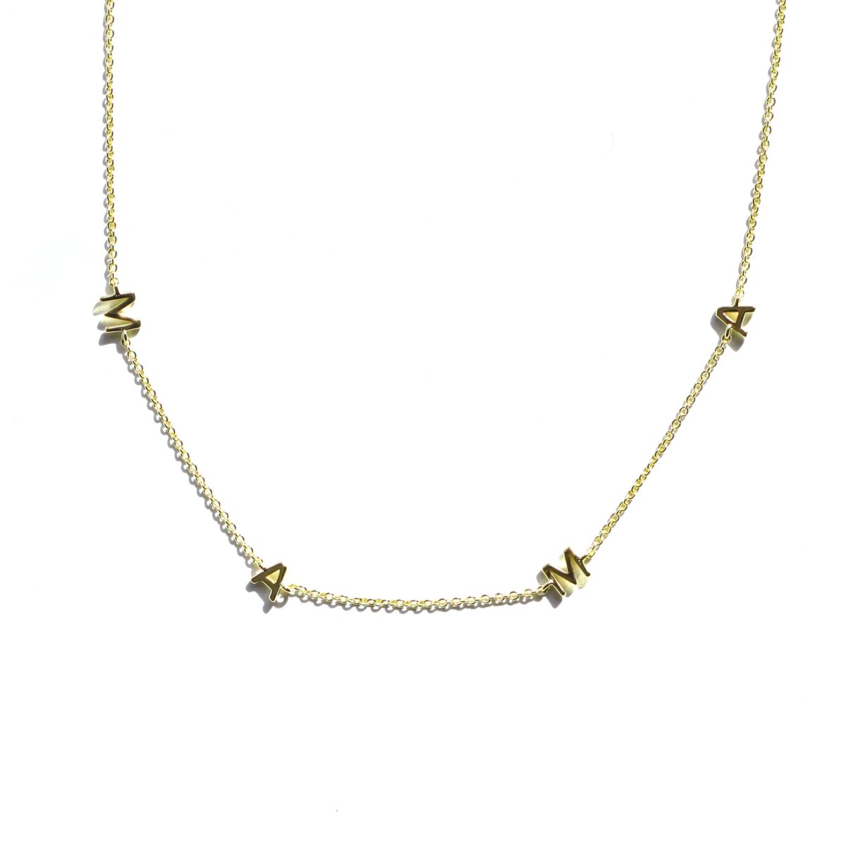 Gold Mama Necklace - Willow & Luna