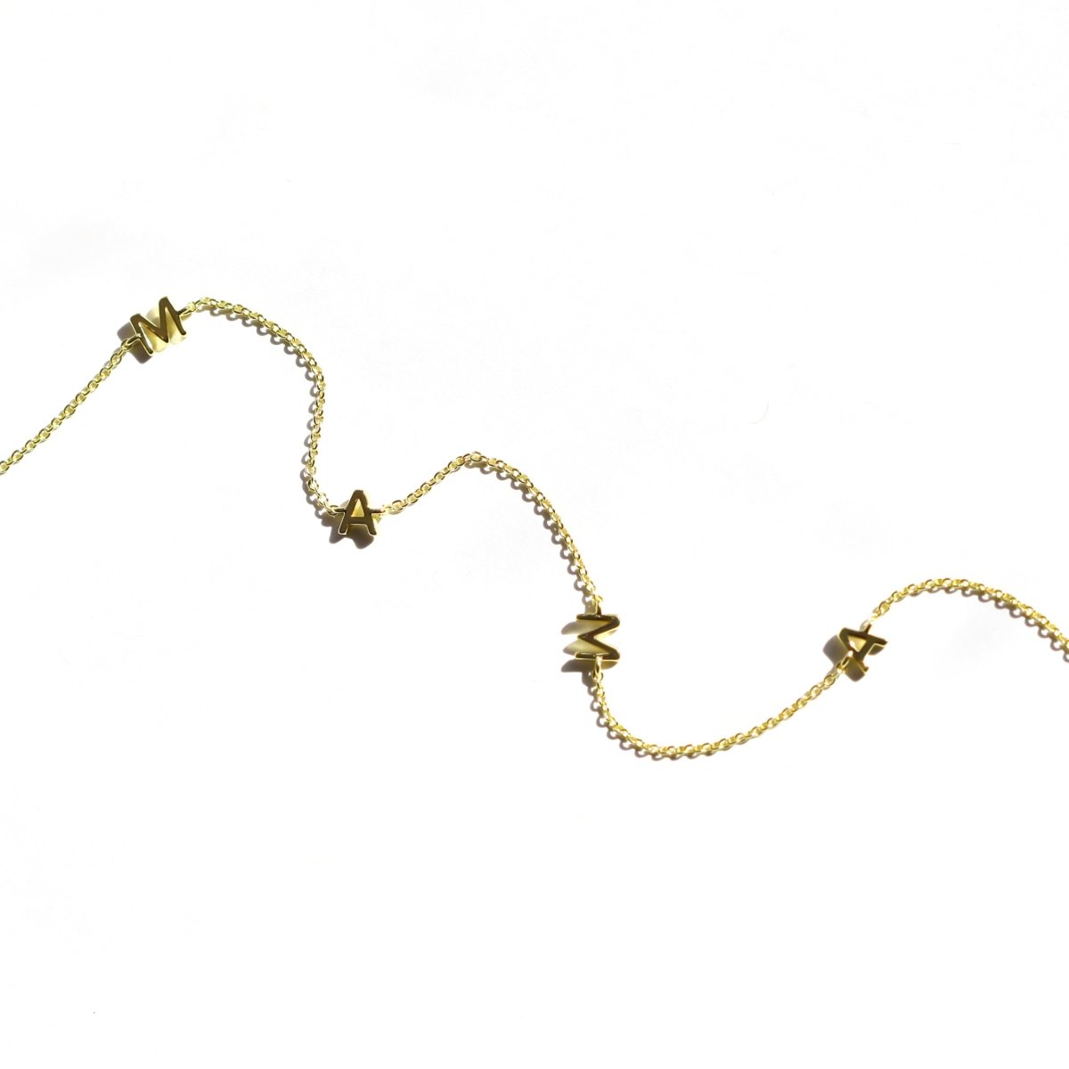 Gold Mama Necklace - Willow & Luna