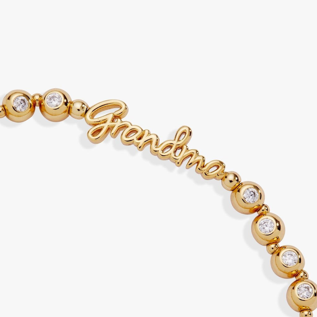 Grandma Elongated Crystal Stretch Bracelet - Willow & Luna