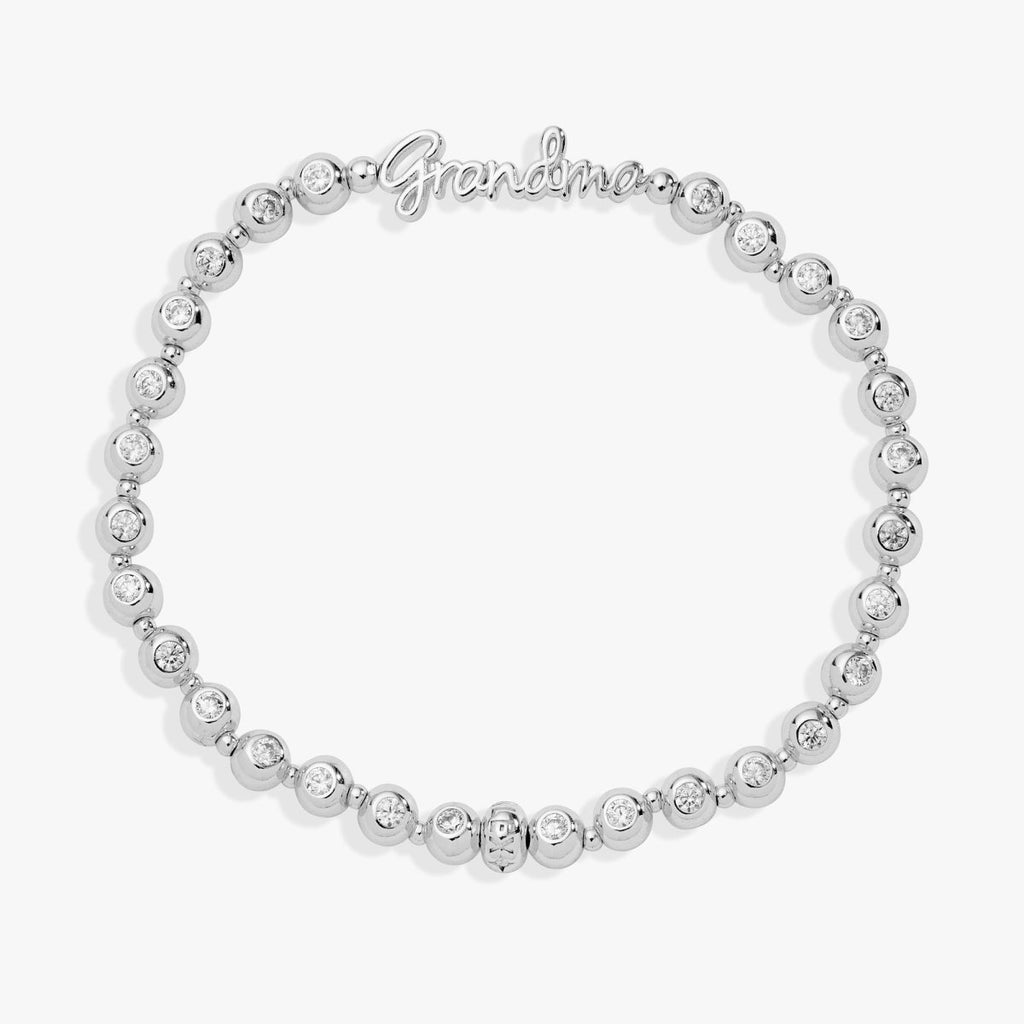 Grandma Elongated Crystal Stretch Bracelet - Willow & Luna